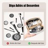 Bolsa de Cosmeticos de Viaje para Mujer, Cosmetiquera de Piel