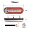 Agrieyes 6 Inch Oval LED Trailer Lights, Submersible Boat Trailer