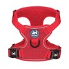 PoyPet Reflective, Soft, Breathable Mesh Dog Harness, Choke-Free Double Padded