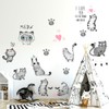 Fujitoya Wall Sticker Cat Removable Wall Sticker Sticker Cute 3D