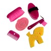 Showman Kid's Size Pink Glitter Grooming Kit