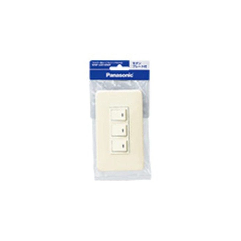 Panasonic WNP5301MWP Full Color Recessed Triple Switch B with Modern