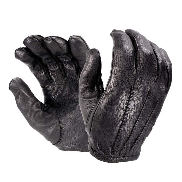 HATCH RFK300 All-Leather, Cut-Resistant Police Duty Glove with Kevlar - Black, X-Large