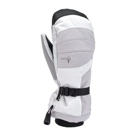 Kombi Women's Storm Cuff Soft Warm Insulated Waterproof Breathable Comfortable Durable Winter Skiing Mittens, White, Medium