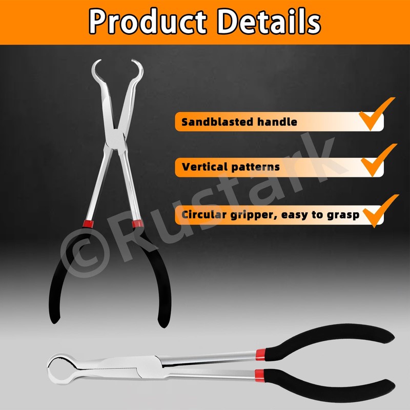 Rustark 2Pcs Spark Plug Wire Removal Pliers Tool Set Include