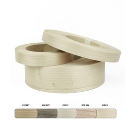 2" x 50' Maple Roll Pre-Glued Wood Veneer Edge Banding, Iron on Edge Band, Hot Melt Adhesive, Real Wood Edge Tape, Veneer Edging for Easy Furniture Restoration, Smooth Surface, Based in USA