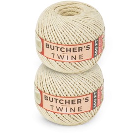 SteadMax Cooking Twine, 100% Natural Cotton Food Grade Baker’s Twine, Durable Meat and Vegetable Tie, Easy Dispensing, Total of 720 ft (2 Pack)