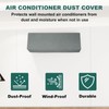PATIKIL 33.9" Air Conditioner Cover, 2 Pack Indoor AC Cover