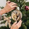 Horse Ornaments for Christmas Tree 2025, Double Sided Ceramic Hanging