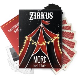 Mord bei Tisch Murder Mystery Dinner For At Home, 6 to 8 People, The Backstage Case (English Language Not Guaranteed)