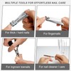 NORCHAN Heavy Duty Toenail Clipper Set for Seniors with Case
