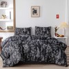 JANZAA Comforter Set Queen Comforter Set,3 PCS Floral Comforter Set