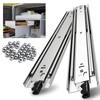NECILO Heavy Duty Locking Drawer Slides with Lock, 150lb Capacity