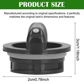 Enforose Water Tank Cap Cover, ABS Mop Water Tank Cap Replacement Part Water H20X5 Steaming Mop Accessory for X5 Cleaner Mop Steam Cleaners