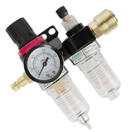 Pressure Regulator Compressed Air Water Separator Compressed Air with Pressure Gauge Maintenance Unit 1/4 Inch Compressor Pressure Regulator Pneumatic Components Regulator Filter Gas Processor