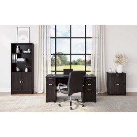 Realspace® Magellan 59"W Manager's Computer Desk, Espresso