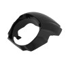 HDBUBALUS Black Headlight Fairing Cover Mask Fit For Harley Softail