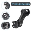 aghoer Bicycle Stem, Bicycle Handlebar Riser 25.4 mm, 165 mm