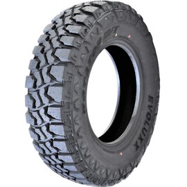 Evoluxx Rotator M/T Mud Off-Road Light Truck Radial Tire-33X12.50R17LT 33X12.50X17 33X12.50-17 120Q Load Range E LRE 10-Ply BSW Black Side Wall