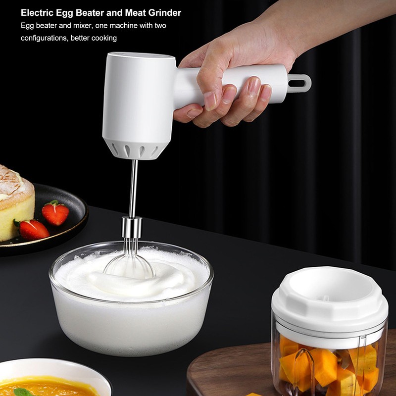 Cordless Portable Electric Garlic Chopper Electric Hand Mixer Multifunctional Meat