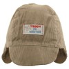 Ex-Store Baby Boys Lined Trapper Hat Grey Teddy in Winter