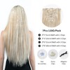 SOBEAUTY Clip in Hair Extensions, Real Human Hair Extensions, 100%