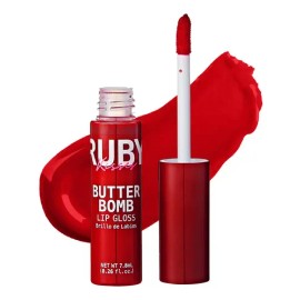 Brillo De Labios Lip Gloss Cold Blooded 7.8ml Kiss tono Rojo Larga Duración con Vitamina E