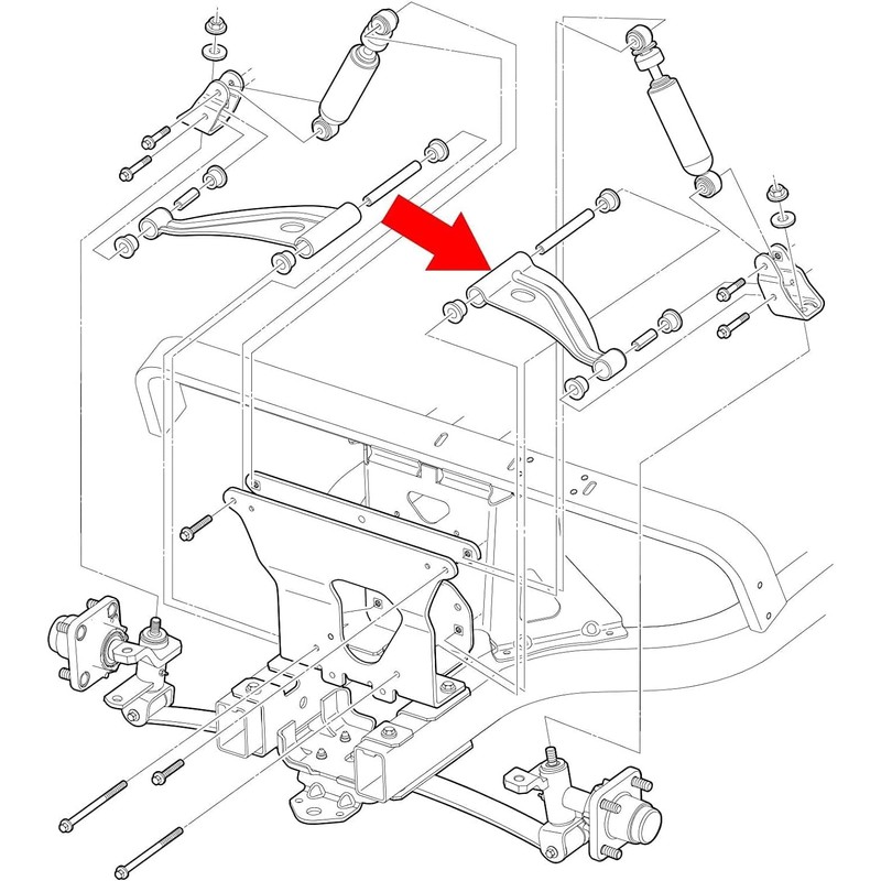 DRIVE UP Club Car Control a Arm, Control Arm for