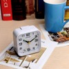 PEAKEEP 3D Numbers No Tick-Tock Analog Alarm Clock with Classic