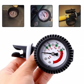 Inflatable Dinghy Pressure Gauge, Placstic Air Pressure Gauge 0-5.08 PSI Barometer for Kayaking Inflatable Boat SUP Board Raft