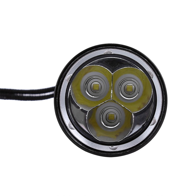 2000LM Underwater 100m 3 X LED Diving Flashlight Dive Torch