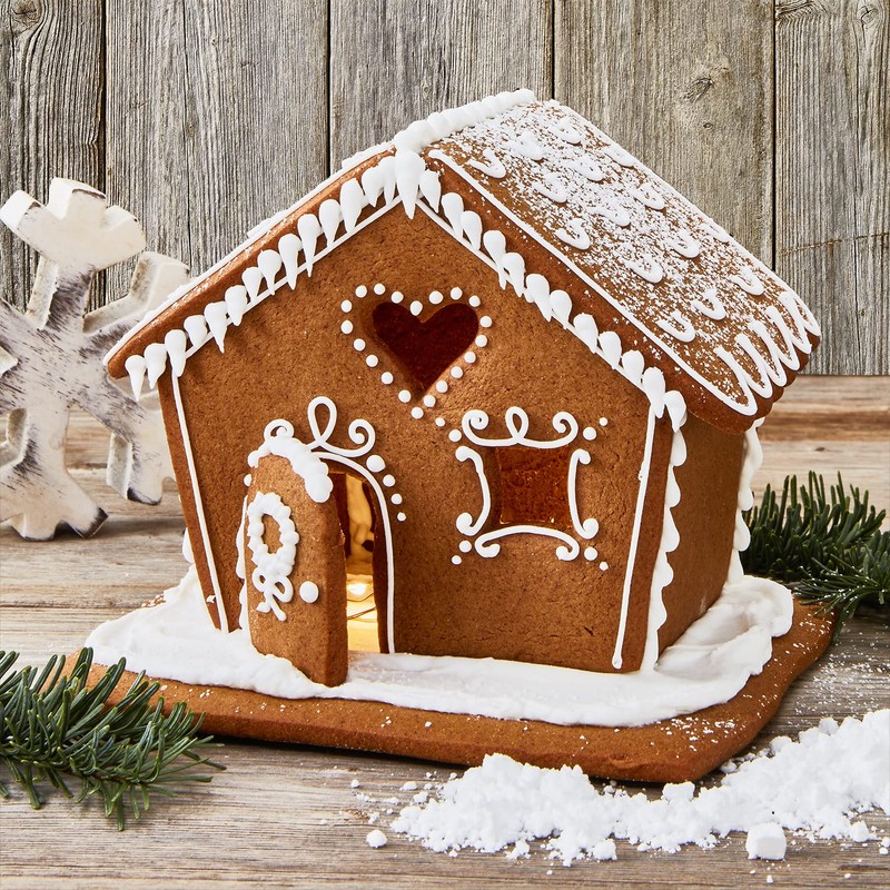 Birkmann Gingerbread House Cookie Cutter Set, 6 Pieces, Stainless Steel,