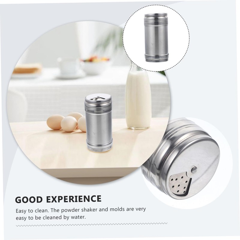 ABOOFAN Stainless Steel Colorful Seasoning Shaker Large Sugar Salt and