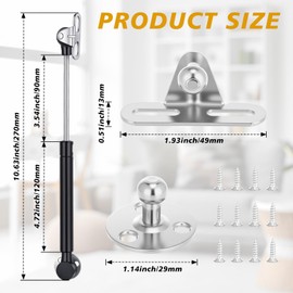 Lothee 30 Pack 10 Inch 100n/22.5lb Gas Struts for Cabinets Door Lift Pneumatic Support Rv Door Strut Soft Open Gas Springs Cabinet Shocks and Props for Furniture Rv Bed Boat Hatch