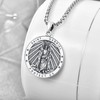 Odinstone 925 Sterling Silver St Michael/St Christopher/St Benedict/Jesus Crucifix/St Uriel/Archangel