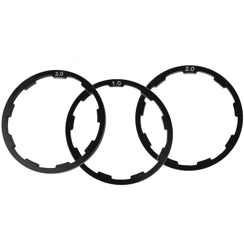 Kigauru 3pcs Bike Spacer Sprocke Spacer Aluminum Alloy 1mm /