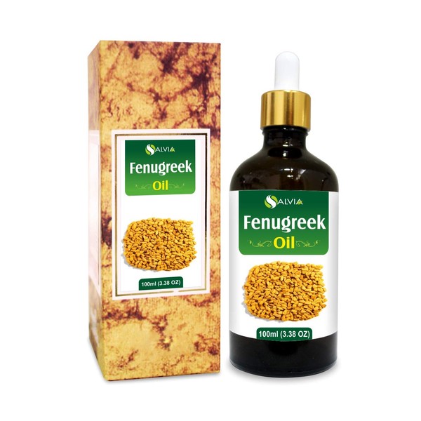Fenugreek (Trigonella foenum) Essential Oil 100% Pure & Natural Undiluted Uncut Oil - Use for Aromatherapy - Therapeutic Grade - 100 ML with Dropper