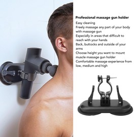 Self-massage gun holder, massage gun holder, wall suction cup holder, self for self-massage of neck, waist and back