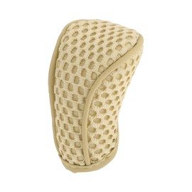 HOPESPANNER Universal Gear Shift Knob Cover Stick Shifting Handle Protector Manual Fabric 1Pc Anti-Slip Beige