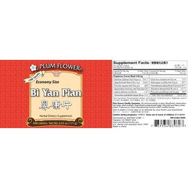 Plum Flower Bi Yan Tablets Economy Size 600 Tablets