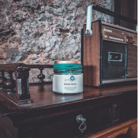 Bendita Vela Bossa Nova Scented | Coconut Wax Candle for Clean Burning | net wt 5oz | Hand Poured in Brazil