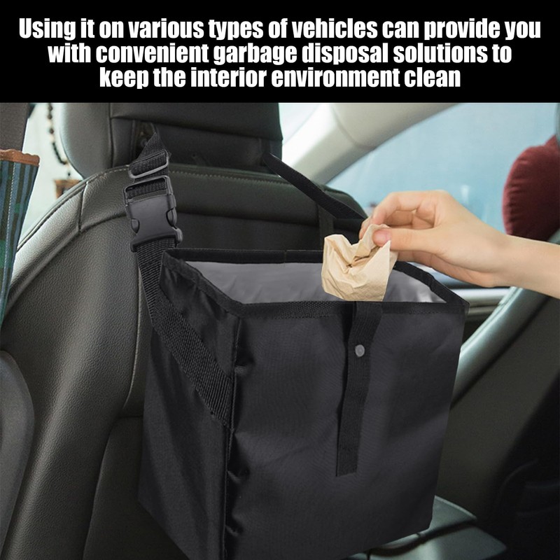 VBRHFRIF 1 Piece Car Garbage Bag And 2 Pieces Car