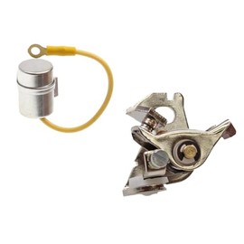 Ignition Contact Breaker + Capacitor Suitable for Piaggio Ciao, Bravo, Si, Boxer, Grillo