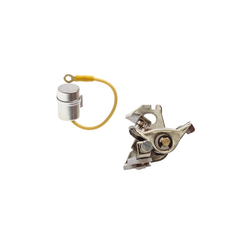Ignition Contact Breaker + Capacitor Suitable for Piaggio Ciao, Bravo,