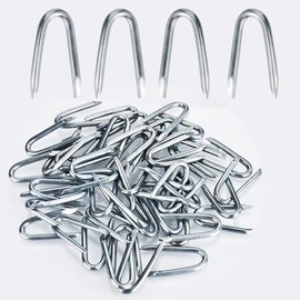 Galvanized U-Shaped Fence Staples, 1-1/4 inch, 50 Pieces (55, 3CM)