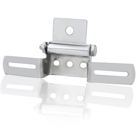 Bike Bracket Stays License Plate Stays Folding Adjustable Angle Motorcycle Tail Mounting Hardware Silver 1 Piece