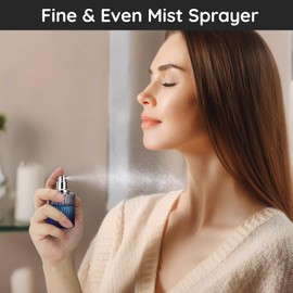 Segbeauty 1oz Perfume Bottle, 30ml Vintage Refillable Perfume Bottle for Men,Pack of 2 Perfume Bottle Atomizer, Large Travel Cologne Sprayer Perfume Spray Bottle for Dispensing Fragrance Oils