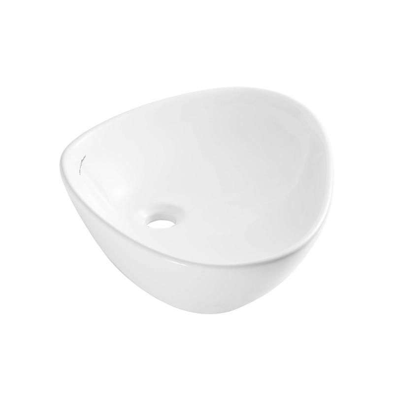 Swiss Madison Bastille Vessel Sink, White