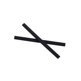 NicelyFit Temple Arm Leg Ear Socks for Oakley Pitchman OX8050 OX8096 OX8105 Glass Frame (Black - 1 Pair)