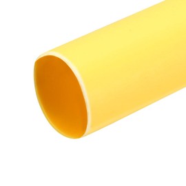uxcell Heat Shrink Tubing 3/16"(5mm) Dia 2:1 Heat Shrink Wrap Cable Sleeve Heat shrink Tube 5m Length Yellow